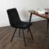 Native Home Lifestyle Squared Black Dining Chairs (Set Of 2)